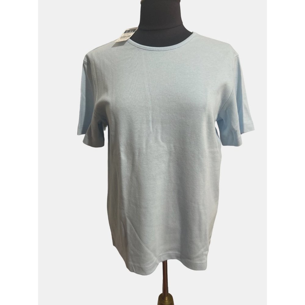 CB Casual, Bundle of 2 Short Sleeve Blue Tee’s, Size Medium